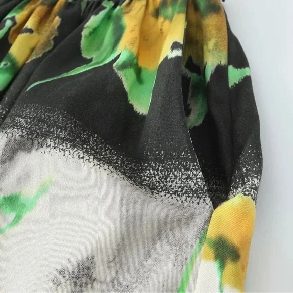 ZARA ZW WOMAN COLLECTION 2pc Co Ord Set Midi skirt & Blouse Size Medium NWT - Picture 13 of 16